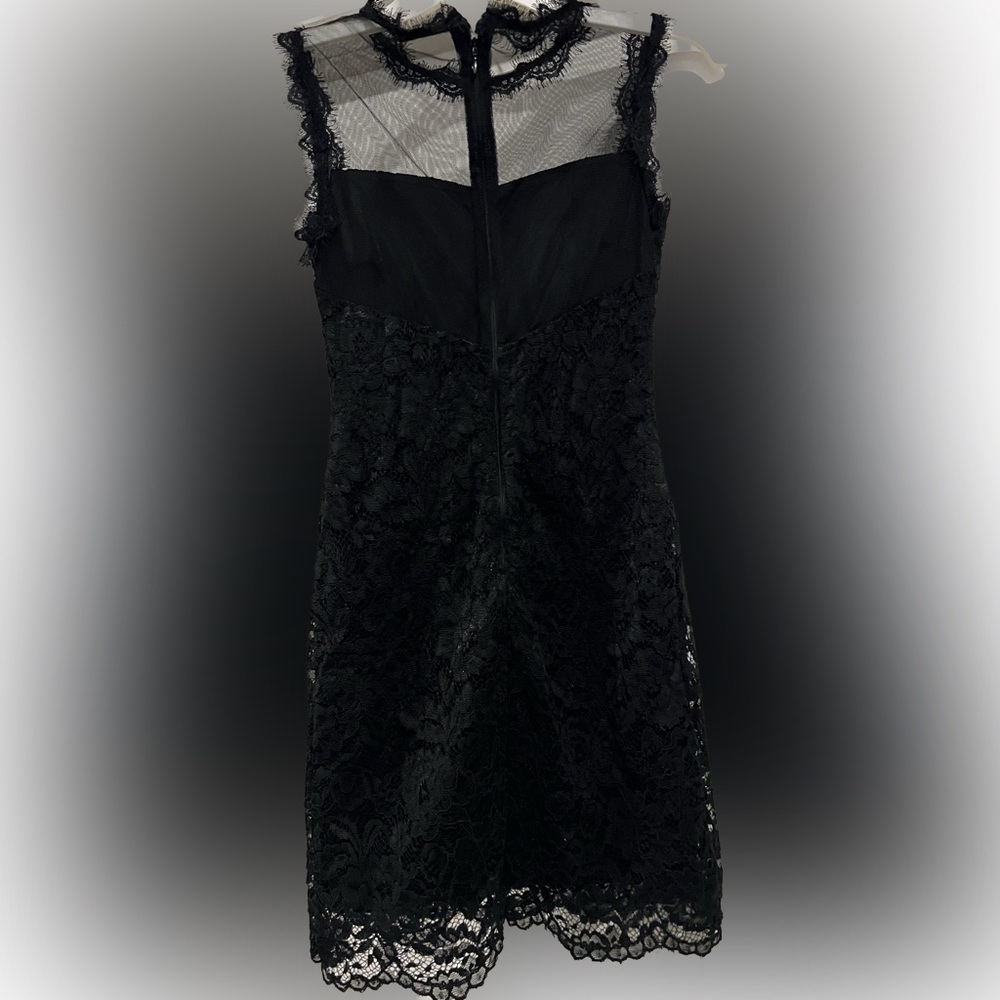 Speechless Black Lace with Mesh Dress Size 1 - Picture 2 of 5
